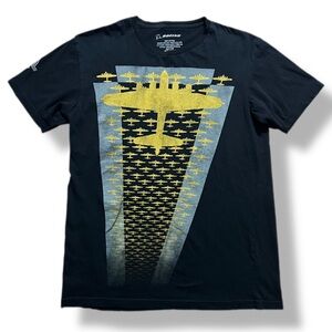 BOEING B-17 Bomber Flying Fortress USA Aviation Airplane T Shirt Men's MEDIUM